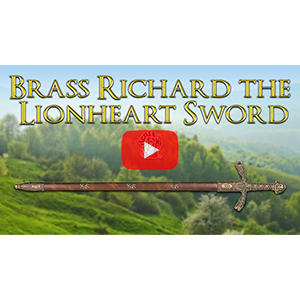 Brass Richard the Lionheart Sword