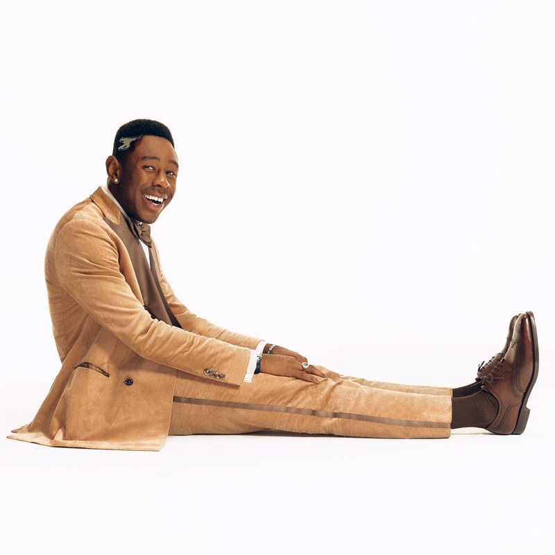 tyler the creator sitting on the floor