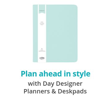 Plan ahead in style with Day Designer Planners & Deskpads