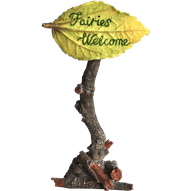 Fairies Welcome Fairy Garden Sign