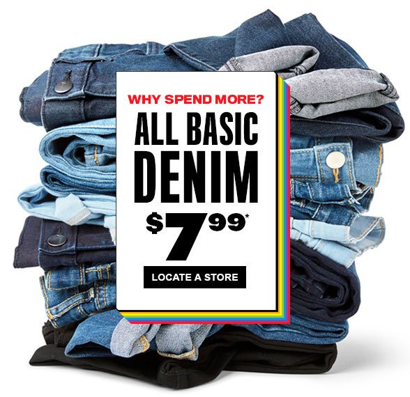 All Basic Denim $7.99