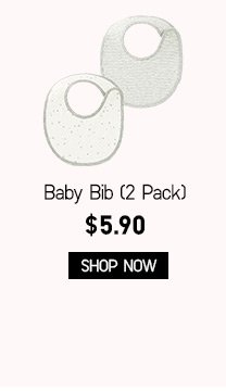 Baby Bib (2 Pack) - SHOP NOW