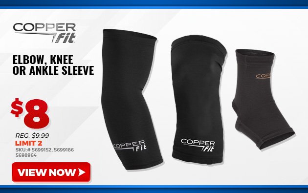 COPPER FIT ELBOW, KNEE OR ANKLE SLEEVE