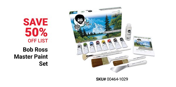 Bob Ross Master Paint Sets Save 50% Off List