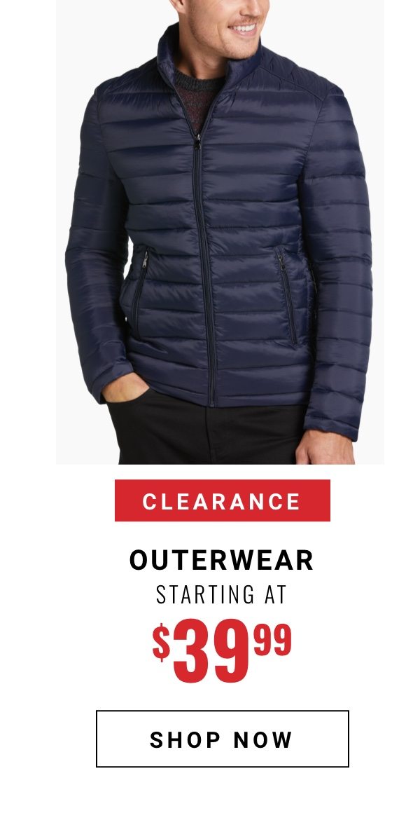 Clearance outerwear starting at 39 99
