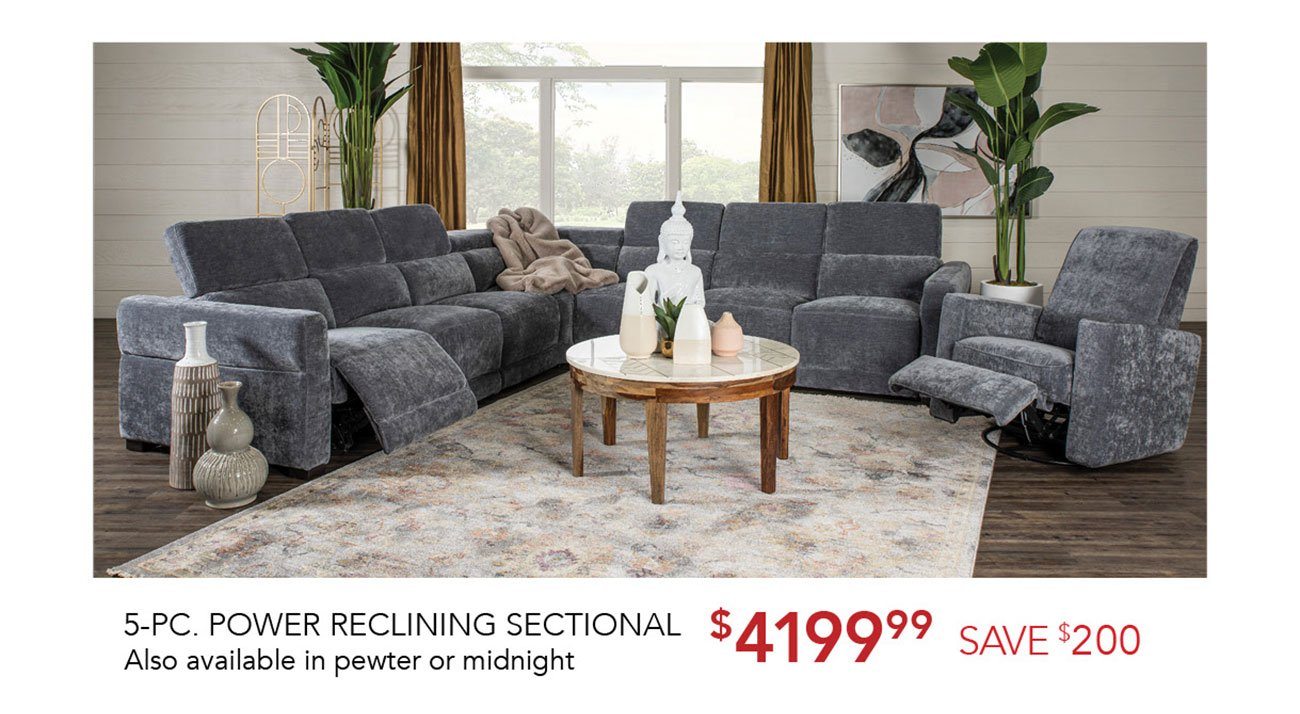 Power-reclining-sectional