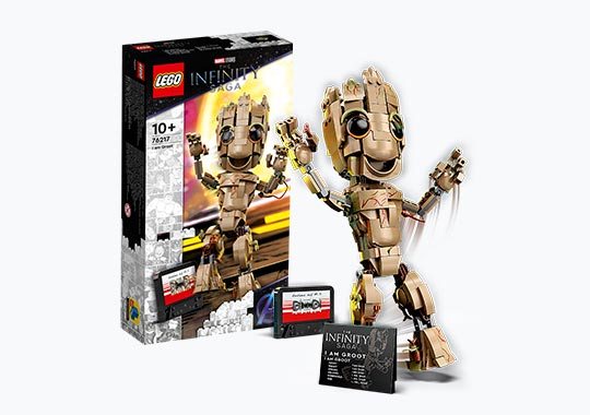 LEGO 76217 Marvel I am Groot Set, Baby Groot Buildable Toy