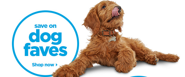 Save on dog faves. Shop now.