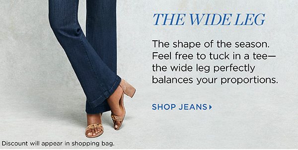 $20 off regular-price jeans. Shop Now