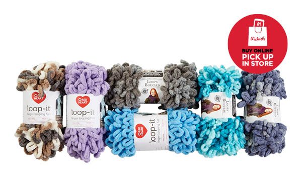 Red Heart® Loop-It™ Yarn / Loops™ Yarn by Loops & Threads®
