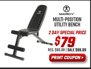 Marcy Club Multi-Position Utility Bench
