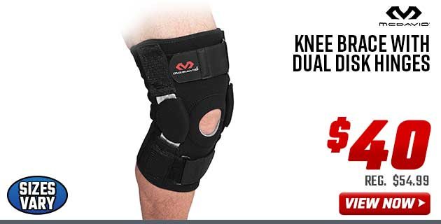 McDAVID Knee Brace with Dual Disk Hinges