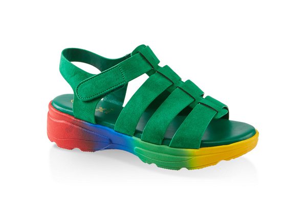 Caged Sporty Platform Sandals