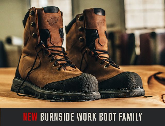 Burnside boots: hand-built in Red Wing 