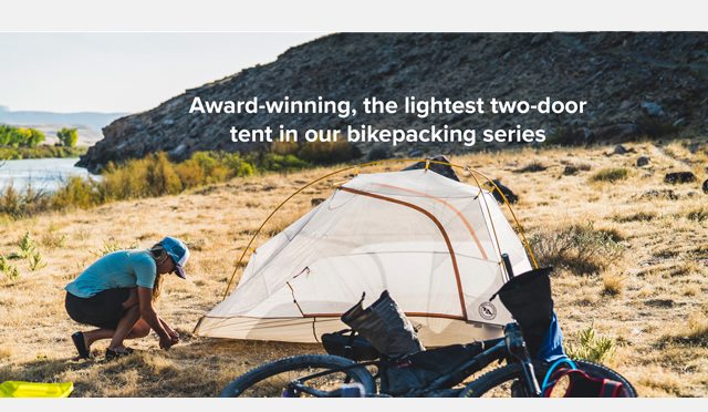 Two-Door Tent in Bikepacking Series