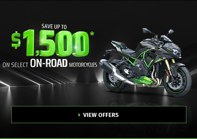 Save Up To $1,500 On Select On-Road Motorcycles