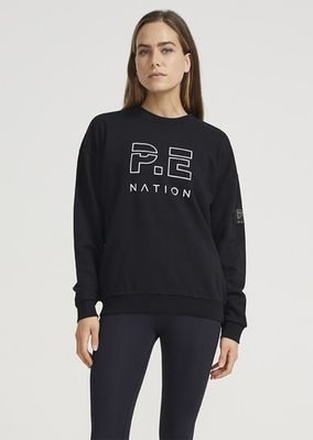 pe nation heads up sweater black