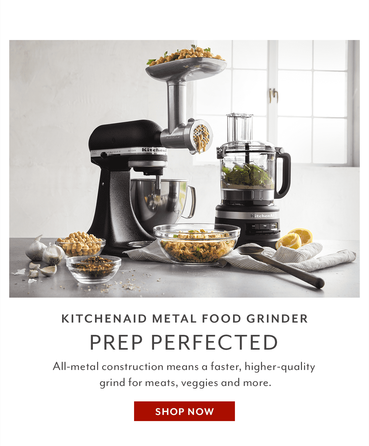 KichenAid Metal Food Grinder