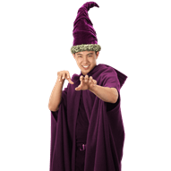 Fancy Purple Wizard Hat