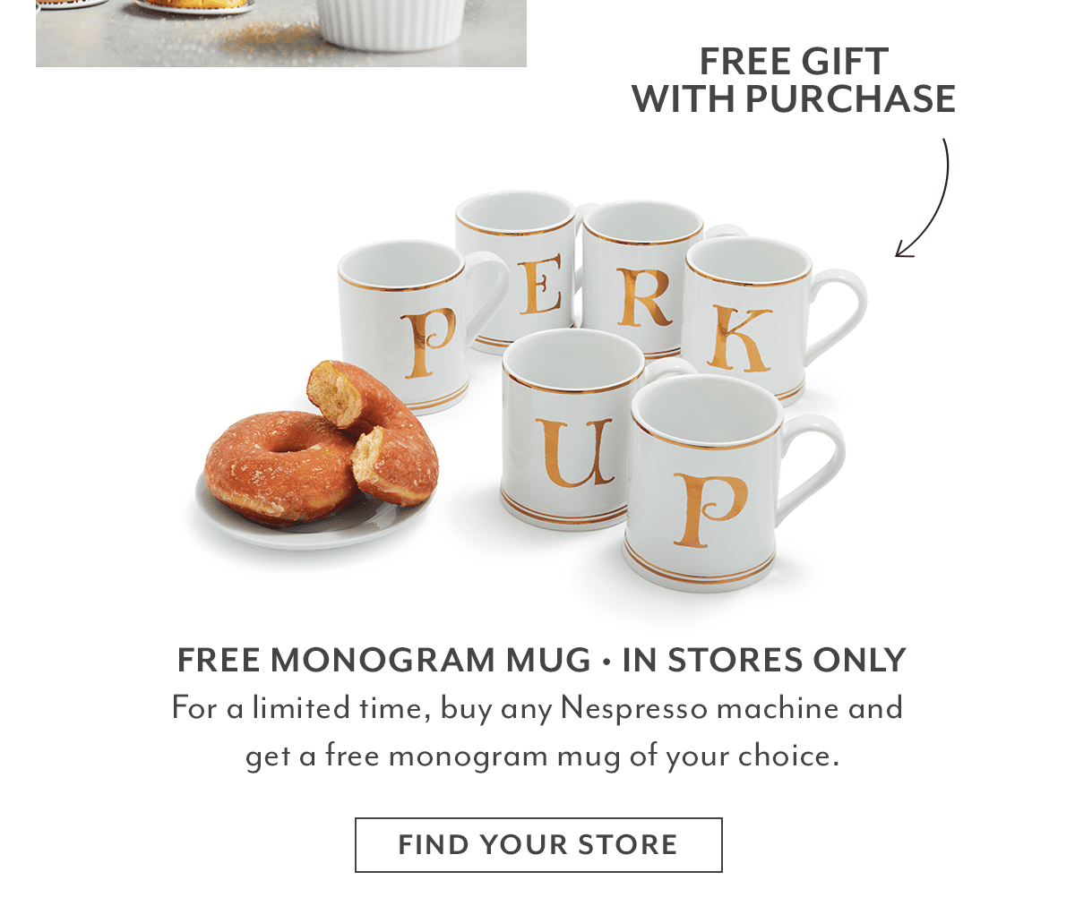 Free Monogram Mug - In Stores Only