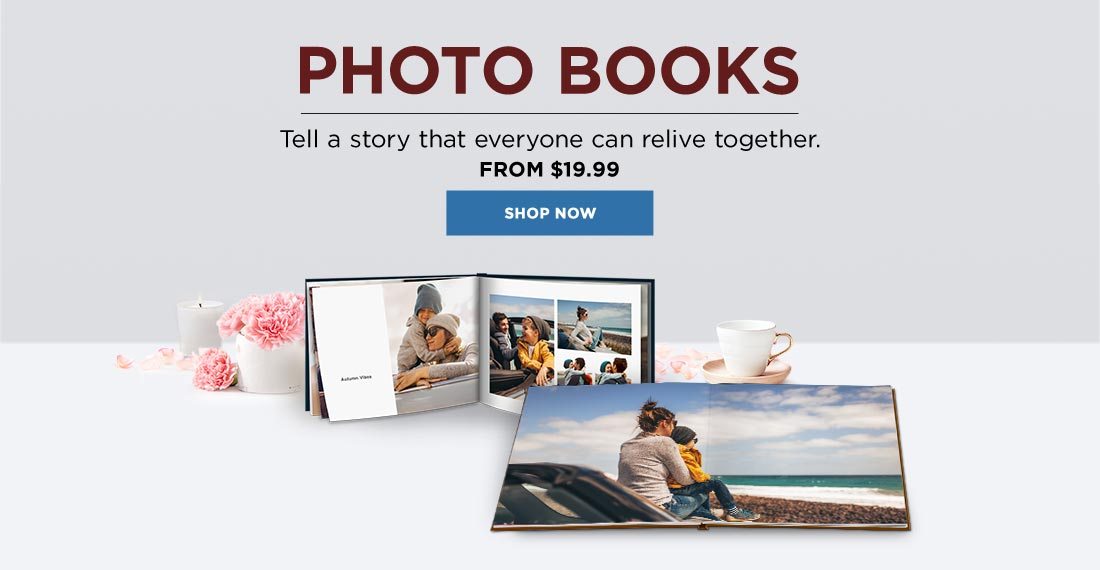 Photo Books. Tell a story that everyone can relive together. From $19.99 Shop Now
