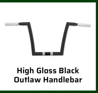 High Gloss Black Outlaw Handlebar