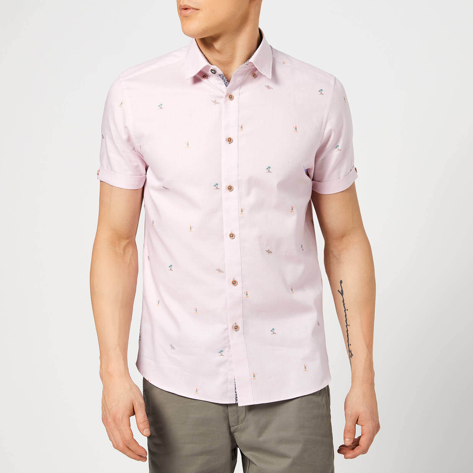 Ted Baker Men's Seacucu Short Sleeve Shirt