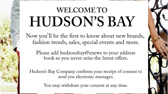 SHOP HUDSONS BAY ONLINE
