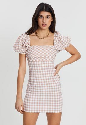 What a Girl Wants Gingham Dress
