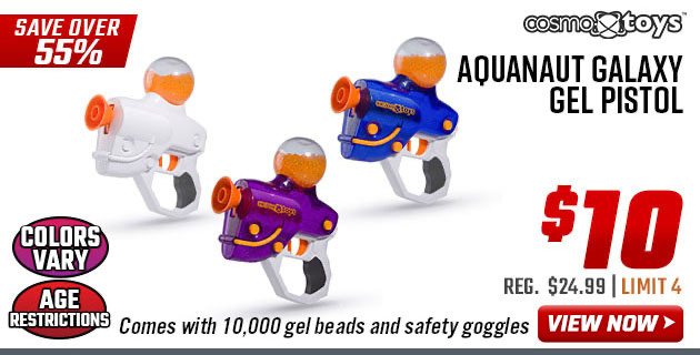 Cosmox Toys Aquanaut Galaxy Gel Pistol