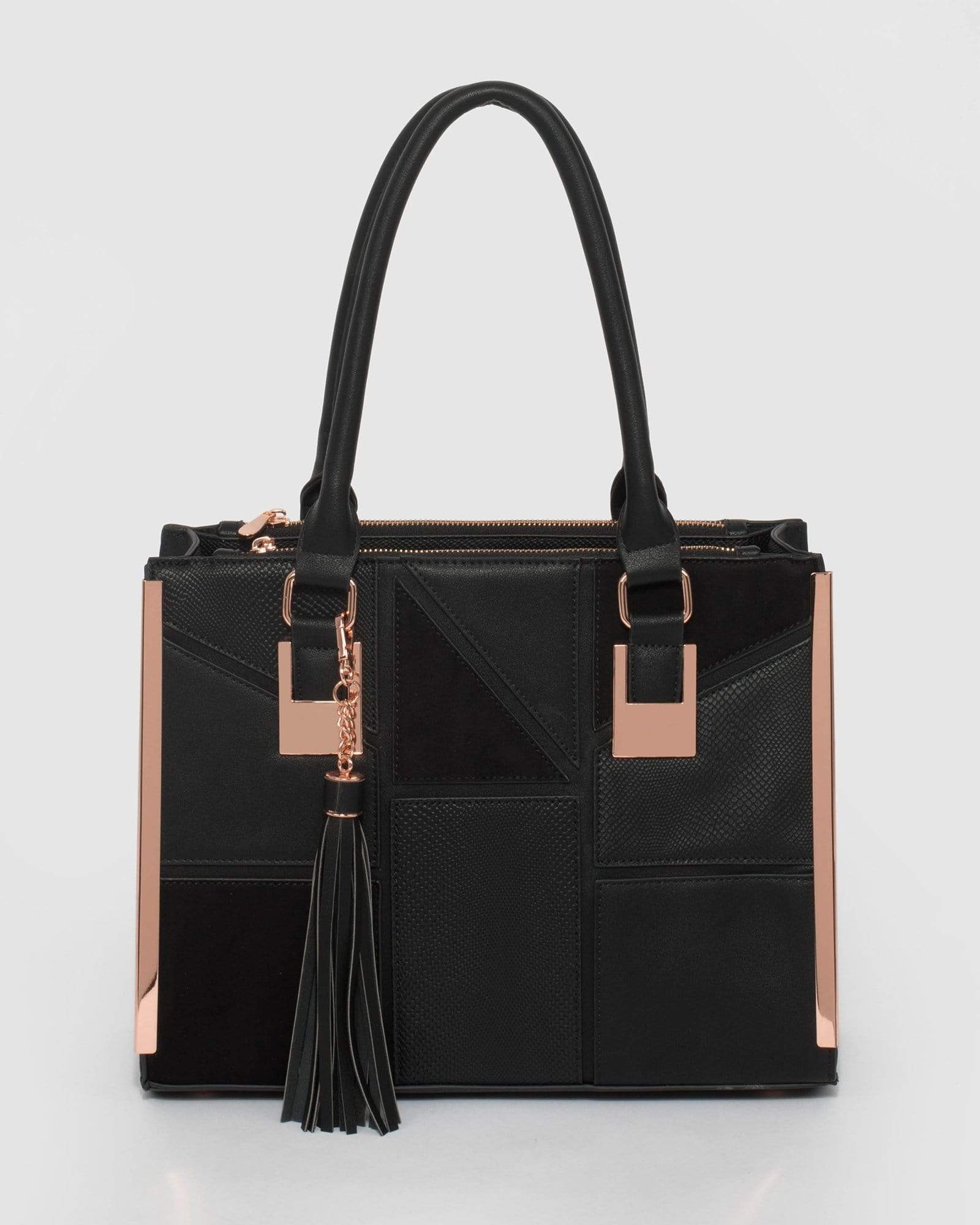 Image of Black Lucy Square Tote Bag