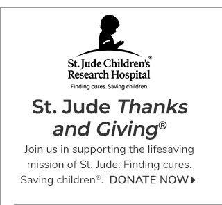 ST. JUDE THANKS AND GIVING - DONATE NOW