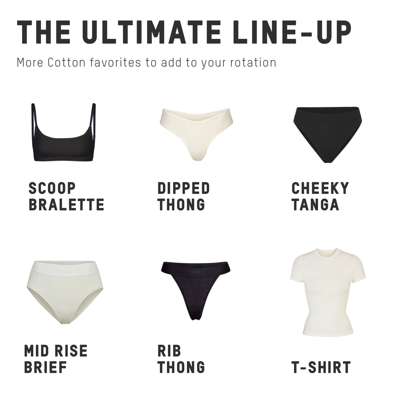 THE ULTIMATE LINE UP