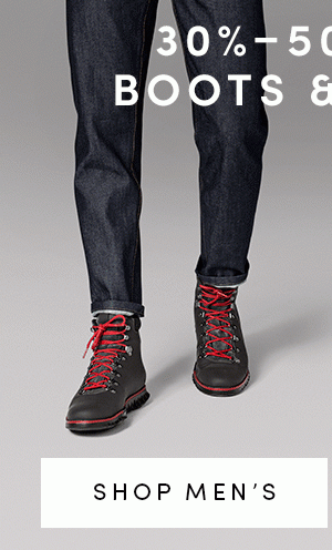 30-50% OFF BOOTS & HIKERS | SHOP MEN'S