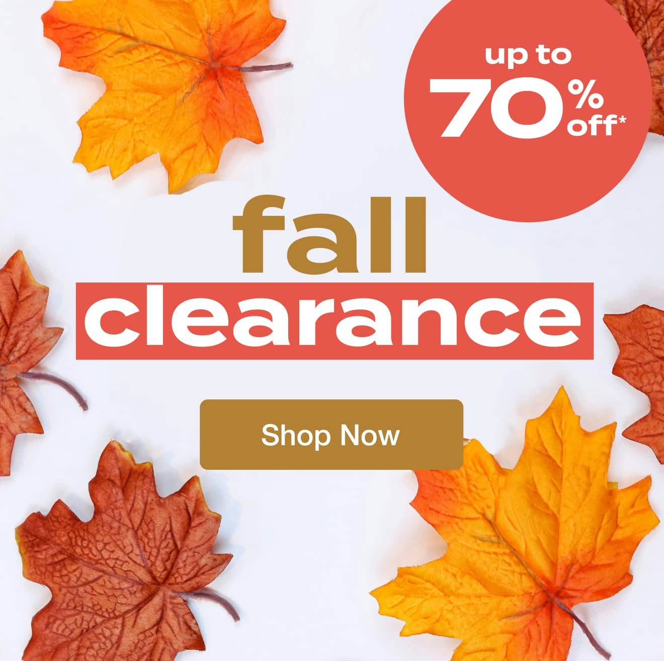 Fall Clearance Event