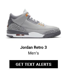  Jordan 3 Retro "Silver/Sport Red/Orange" Men's