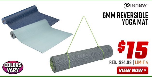 Renew 6mm Reversible Yoga Mat