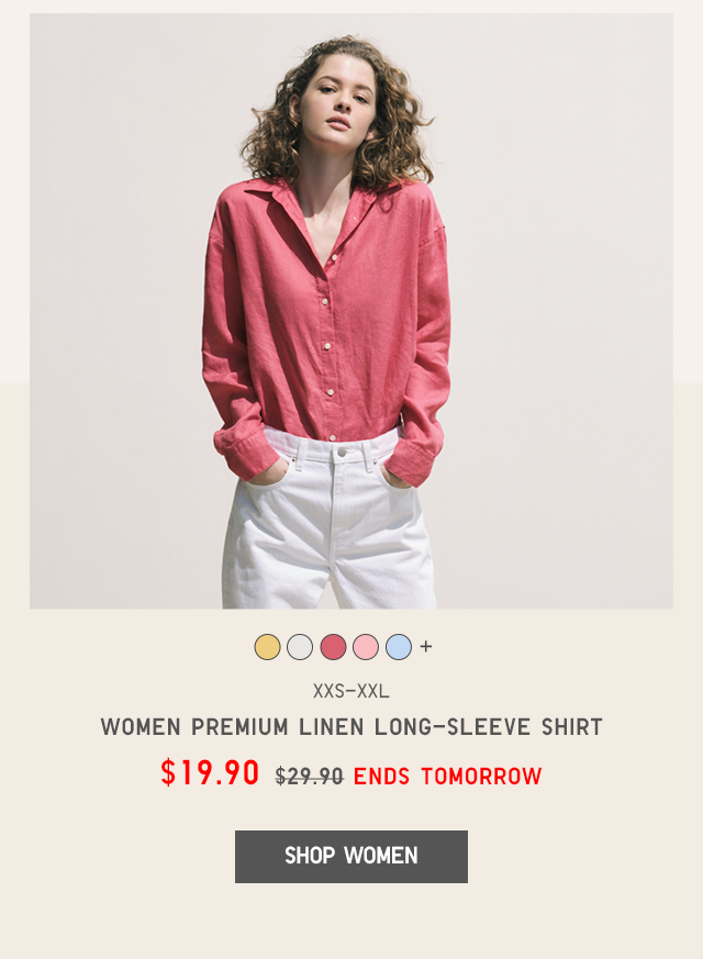 PDP1 - WOMEN PREMIUM LINEN LONG-SLEEVE SHIRT