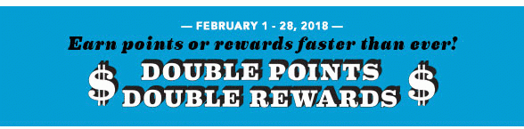 Double Points Double Rewards