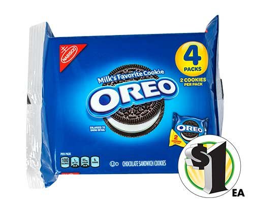 In-Store Special: 4-ct. To-Go Packs of Oreo Cookies