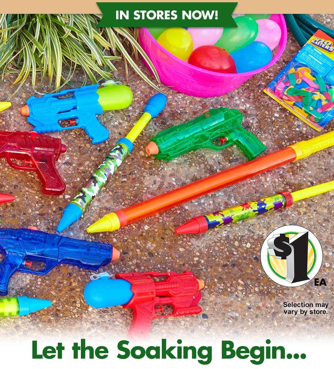 Dollar store best sale squirt guns