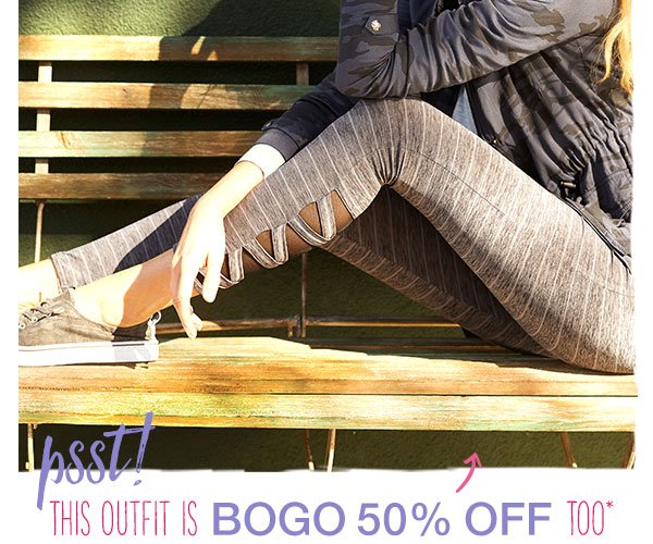 Psst! This outfit is BOGO 50% off too*