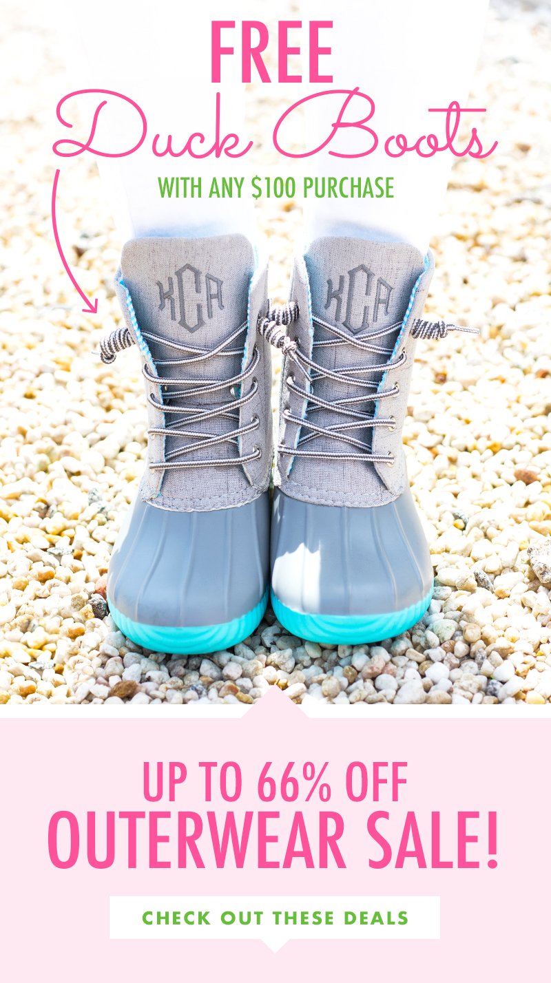 mint green duck boots