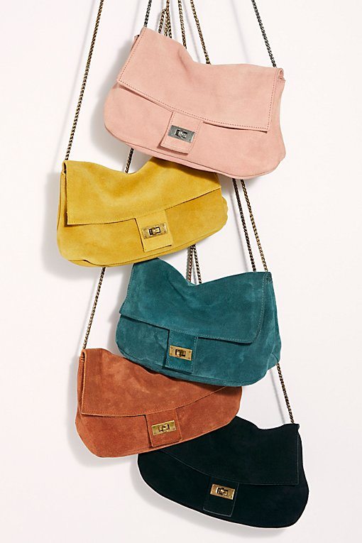 Slouchy Suede Shoulder Bag