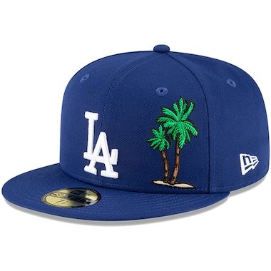 Los Angeles Dodgers New Era Local Icon 59FIFTY Fitted Hat - Royal