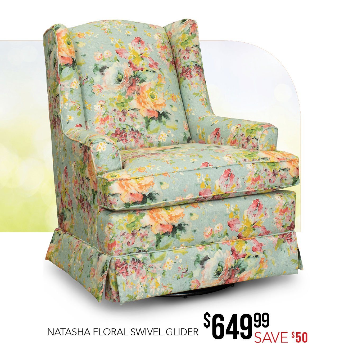 Natasha-floral-glider