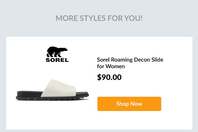 Sorel Roaming Decon Slide for Women