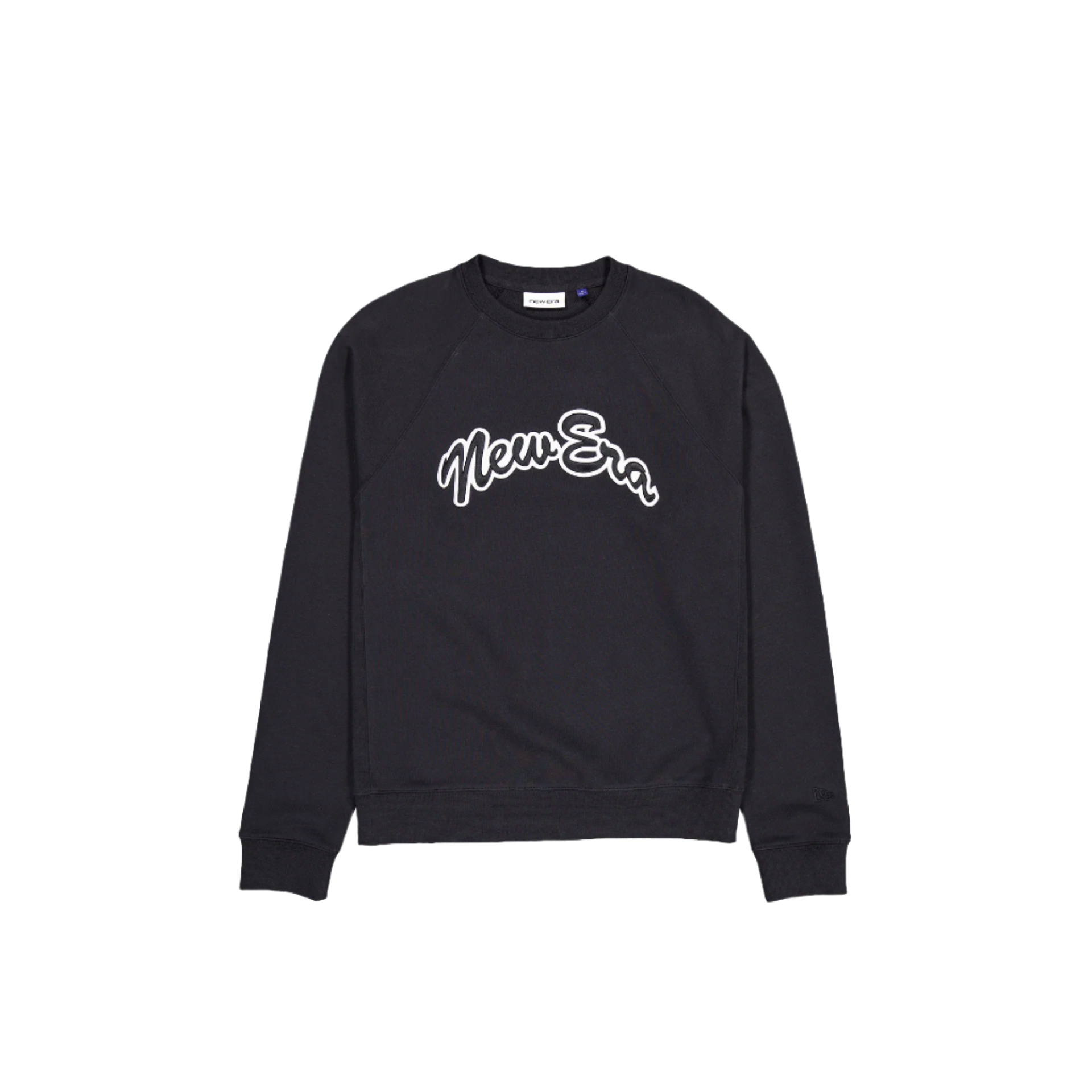 Image of Brand New Era Arch Script Black Crewneck