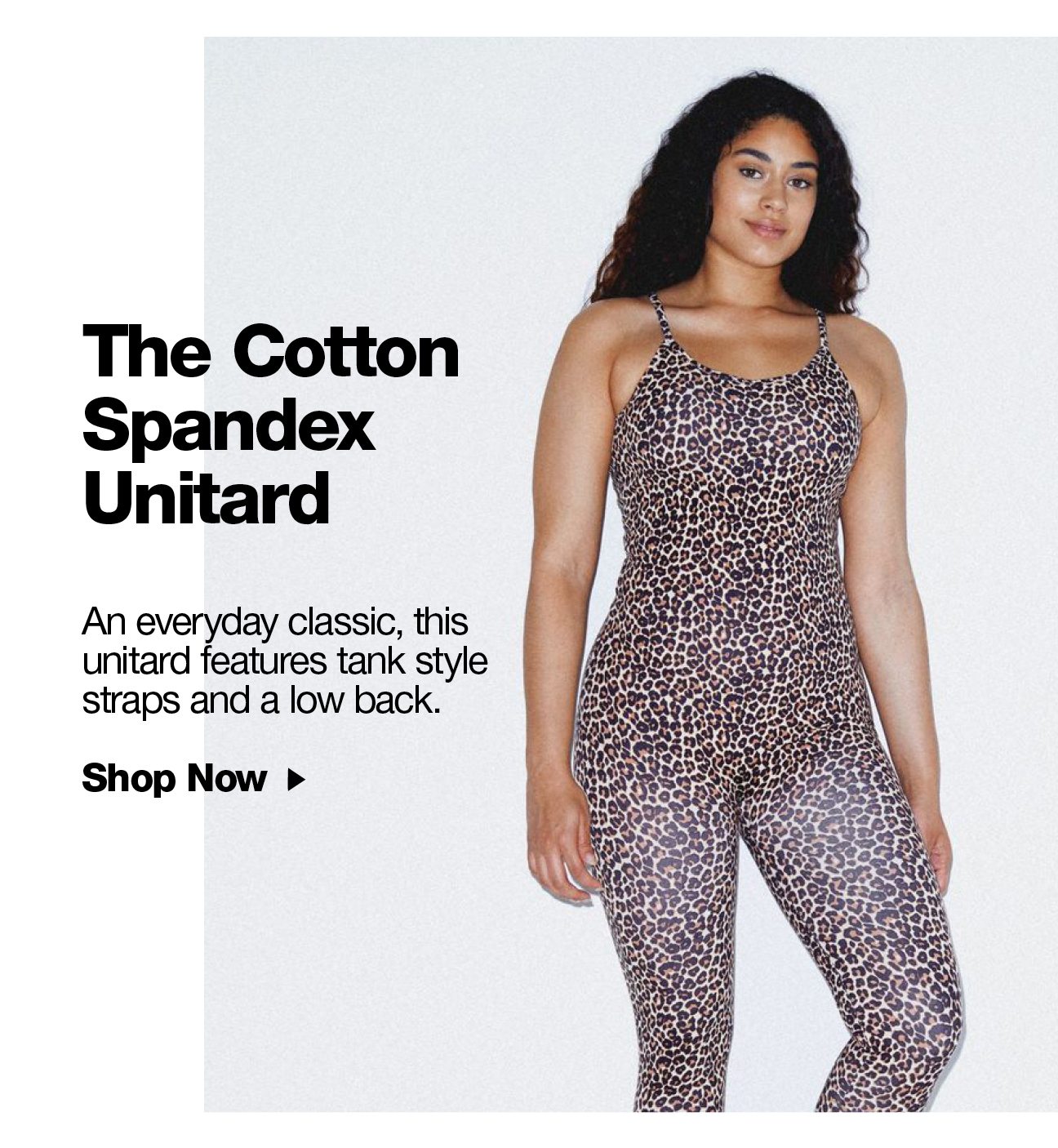 Cotton Spandex Unitard