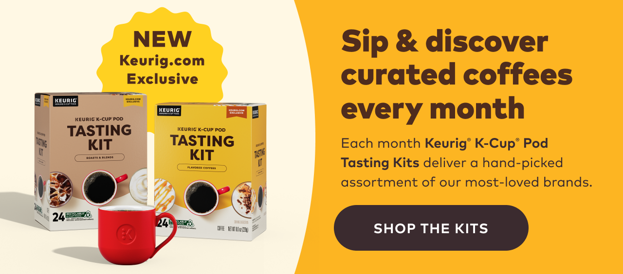 Sip & discover curated coffees every month with Tasting Kits